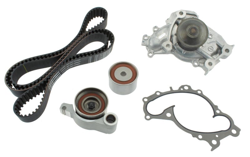 مجموعة حزام توقيت المحرك AISIN TKT-006 مع مضخة الماء - متوافقة مع بعض طرازات لكزس ES300، ES330، RX330، RX400h تويوتا كامري، هايلاندر، سيينا، سولارا